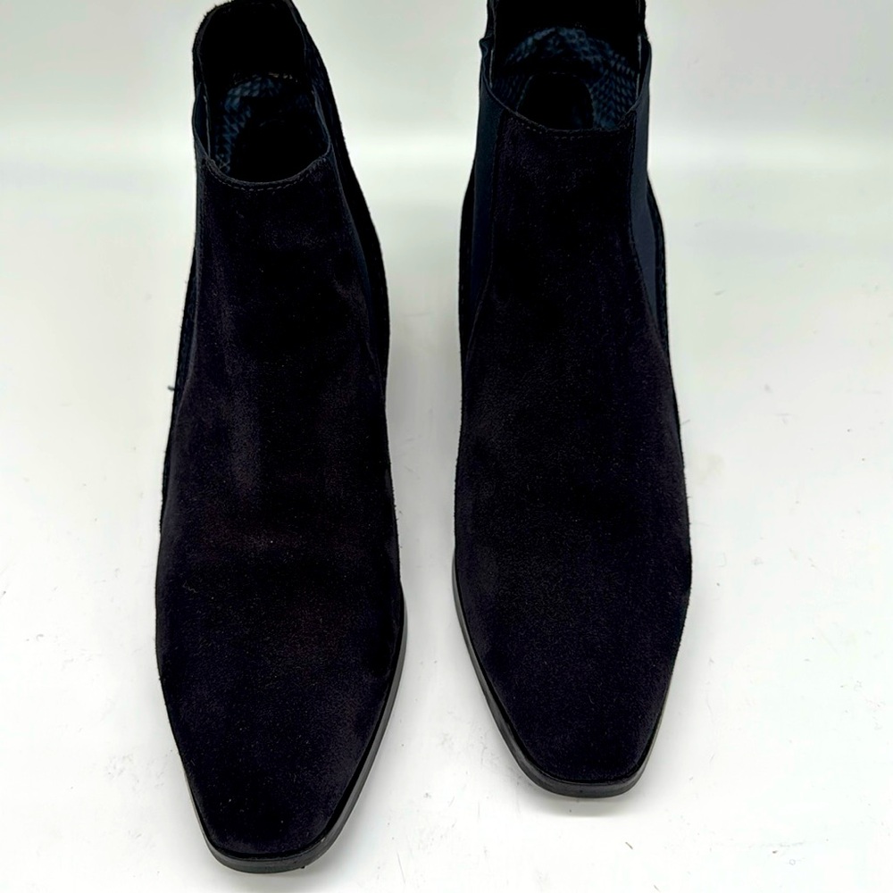 Aquatalia navy suede boots 9 1/2